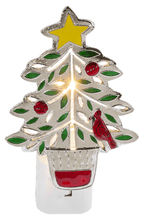Christmas Tree with Cardinal Night Light - Che Cose Belle