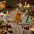 Christmas Tree With Star Ornament (Set of 3) - Che Cose Belle