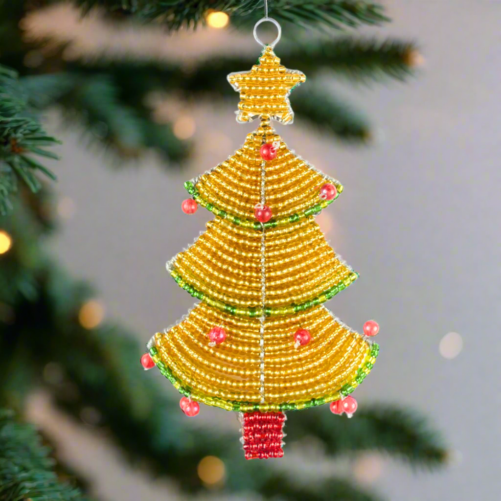 Christmas Tree With Star Ornament (Set of 3) - Che Cose Belle