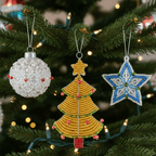 Christmas Tree With Star Ornament (Set of 3) - Che Cose Belle