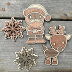 Christmas Wood Magnet Set - Che Cose Belle
