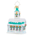Christopher Radko Little Gem Glass Ornament - Boughs Of Holly Chapel - Che Cose Belle
