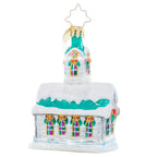Christopher Radko Little Gem Glass Ornament - Boughs Of Holly Chapel - Che Cose Belle