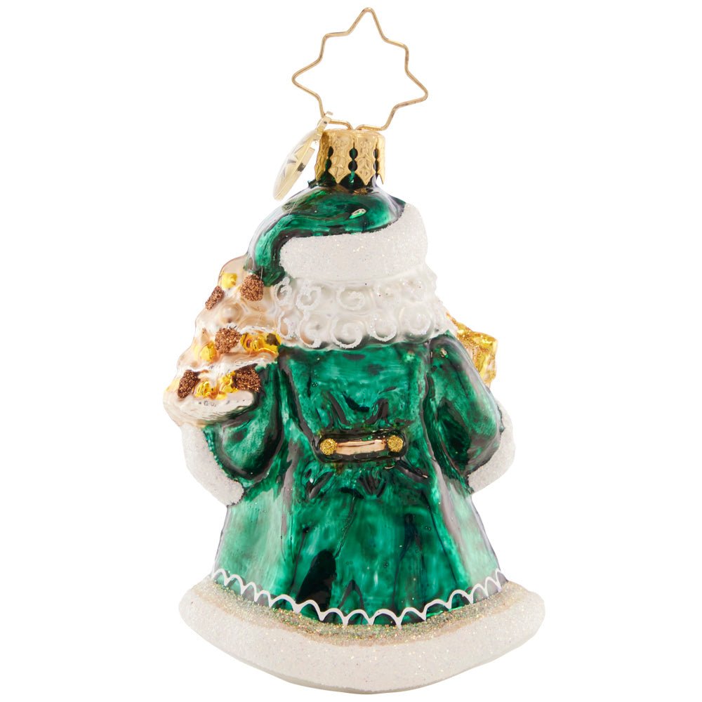 Christopher Radko Little Gem Glass Ornament - Emerald City Santa - Che Cose Belle
