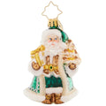 Christopher Radko Little Gem Glass Ornament - Emerald City Santa - Che Cose Belle
