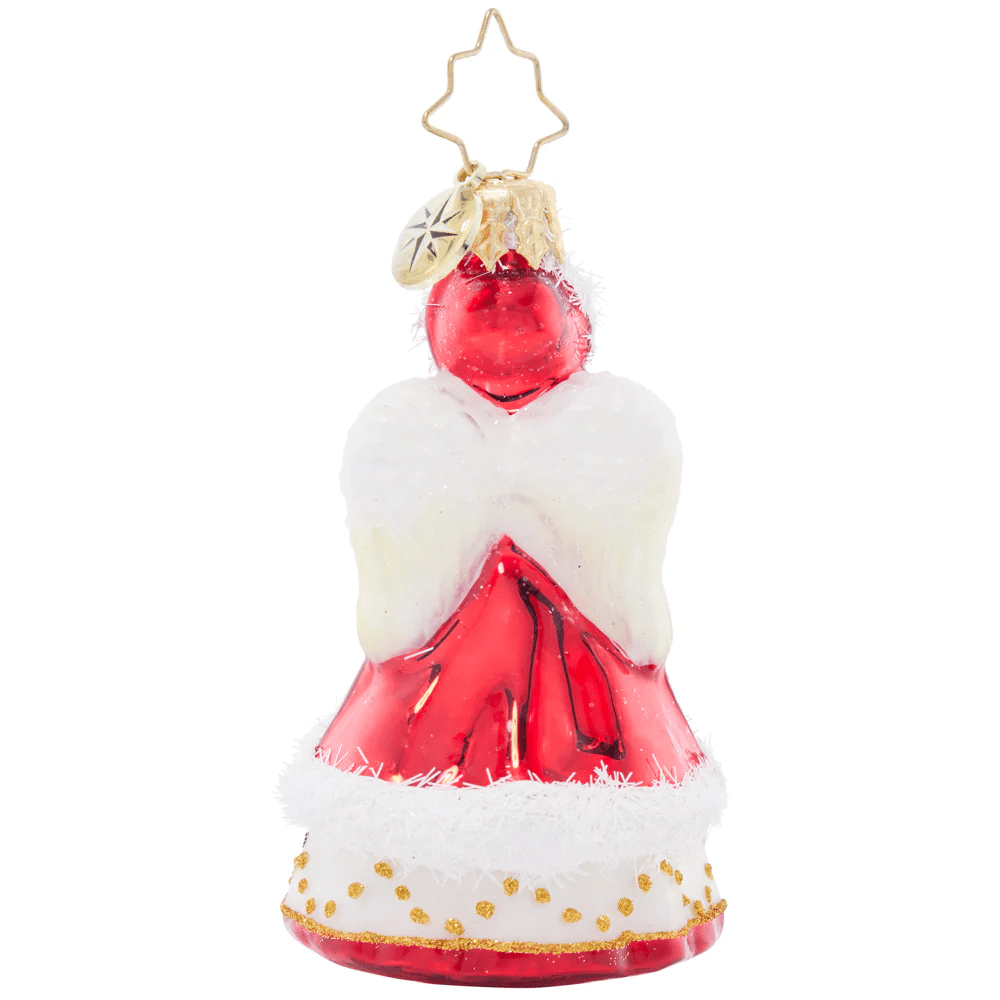 Christopher Radko Little Gem Glass Ornament - Holiday Joy Angel - Che Cose Belle