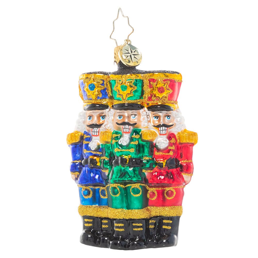 Christopher Radko Little Gem Glass Ornament - The Nut-Cracking Pack - Che Cose Belle