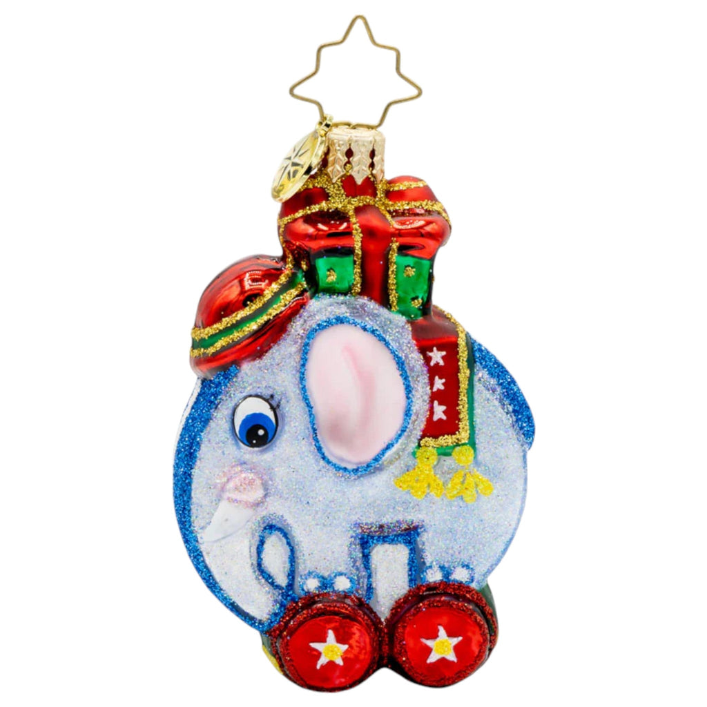 Christopher Radko Little Gem Glass Ornament - Tiny Trunk Traveler Gem - Che Cose Belle