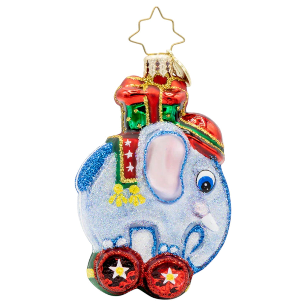 Christopher Radko Little Gem Glass Ornament - Tiny Trunk Traveler Gem - Che Cose Belle