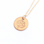 Chrysanthemum Birth Flower Necklace for November - Che Cose Belle