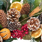 Cinnamon Orange & Pinecone Wreath - Che Cose Belle