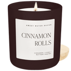 Cinnamon Rolls Soy Candle - Brown Matte Jar - 15 oz - Che Cose Belle