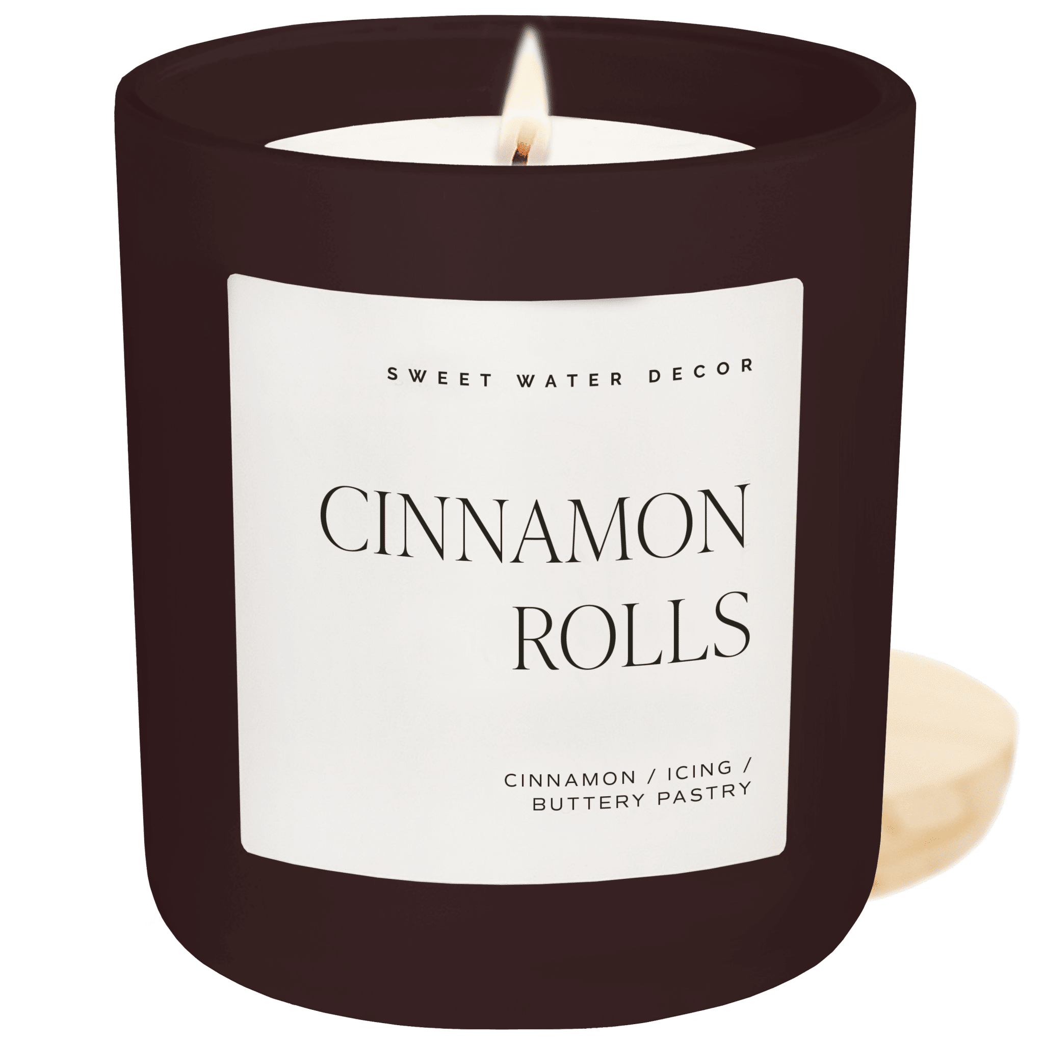 Cinnamon Rolls Soy Candle - Brown Matte Jar - 15 oz - Che Cose Belle