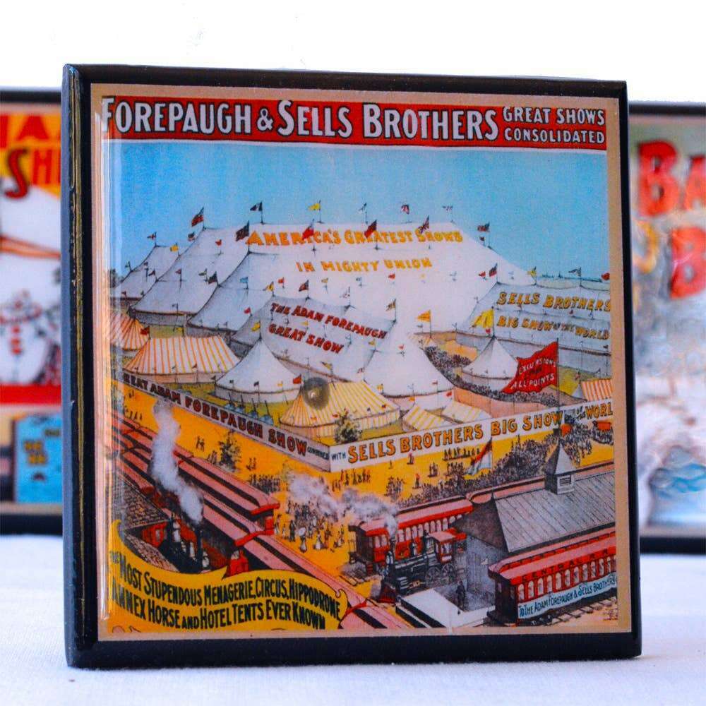Circus Poster Coaster Set - Che Cose Belle