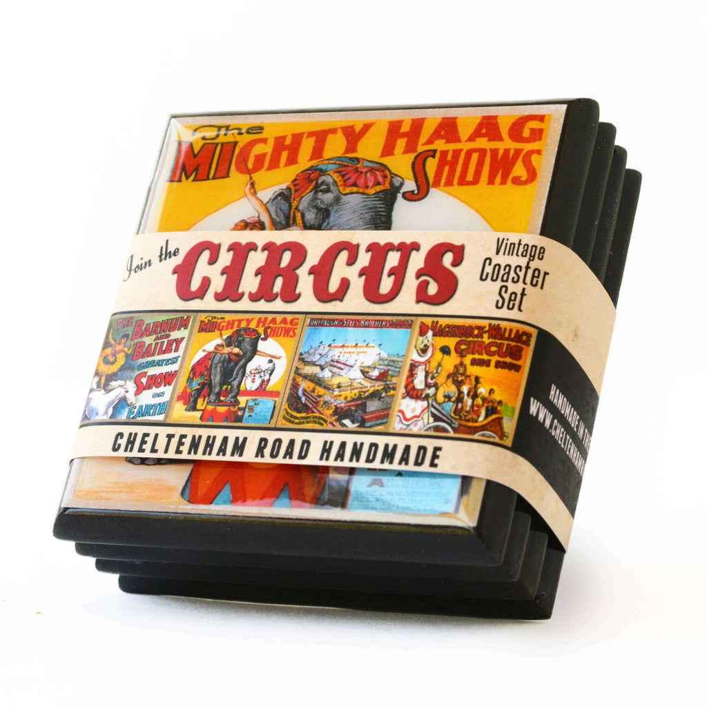 Circus Poster Coaster Set - Che Cose Belle