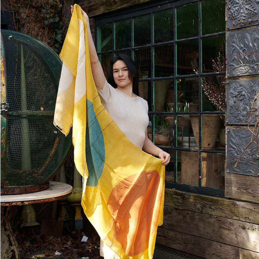 Cirq Hand Embroidered Scarf - Che Cose Belle
