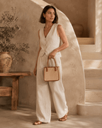 Citra Leather and Rattan Tote Bag - Che Cose Belle