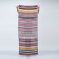 City Lines Stripe Embroidered Scarf - Coral - Che Cose Belle