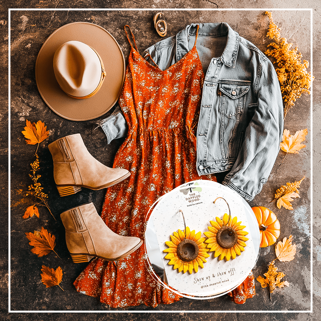 Clara - Handmade Sunflower Earrings - Che Cose Belle