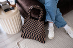 Classic Checkered Skinny Tote - Che Cose Belle