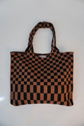 Classic Checkered Skinny Tote - Che Cose Belle