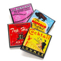 Classic Cocktail Lounge Drink Coaster Set - Che Cose Belle