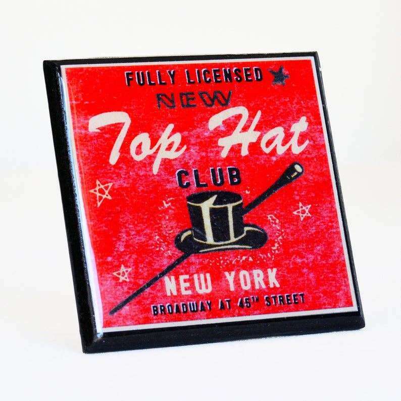 Classic Cocktail Lounge Drink Coaster Set - Che Cose Belle
