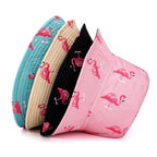 Classic Flamingo Summer Bucket Hats - Che Cose Belle