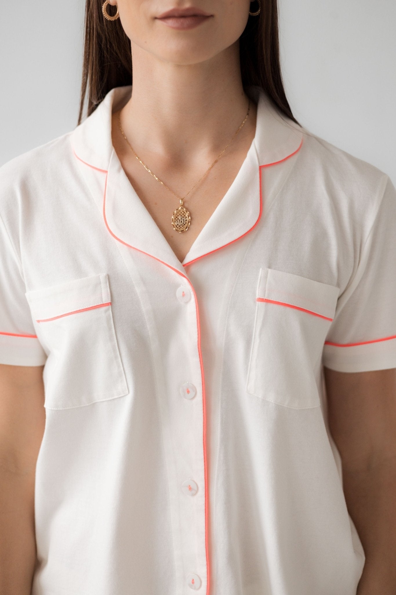 Classic Luxury Capri Pajamas in Brushed Pima Cotton - Che Cose Belle