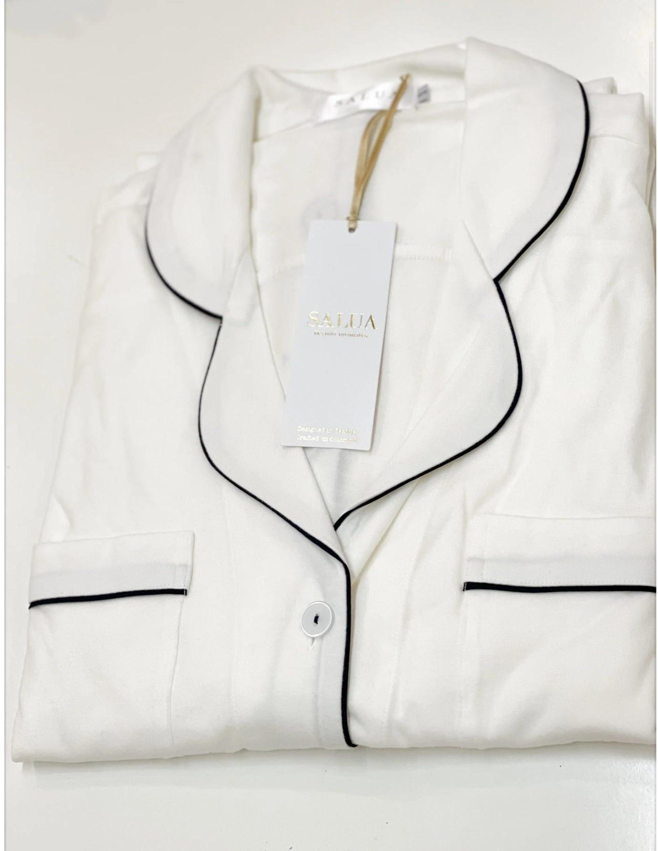 Classic Luxury Capri Pajamas in Brushed Pima Cotton - Che Cose Belle