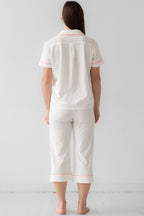 Classic Luxury Capri Pajamas in Brushed Pima Cotton - Che Cose Belle