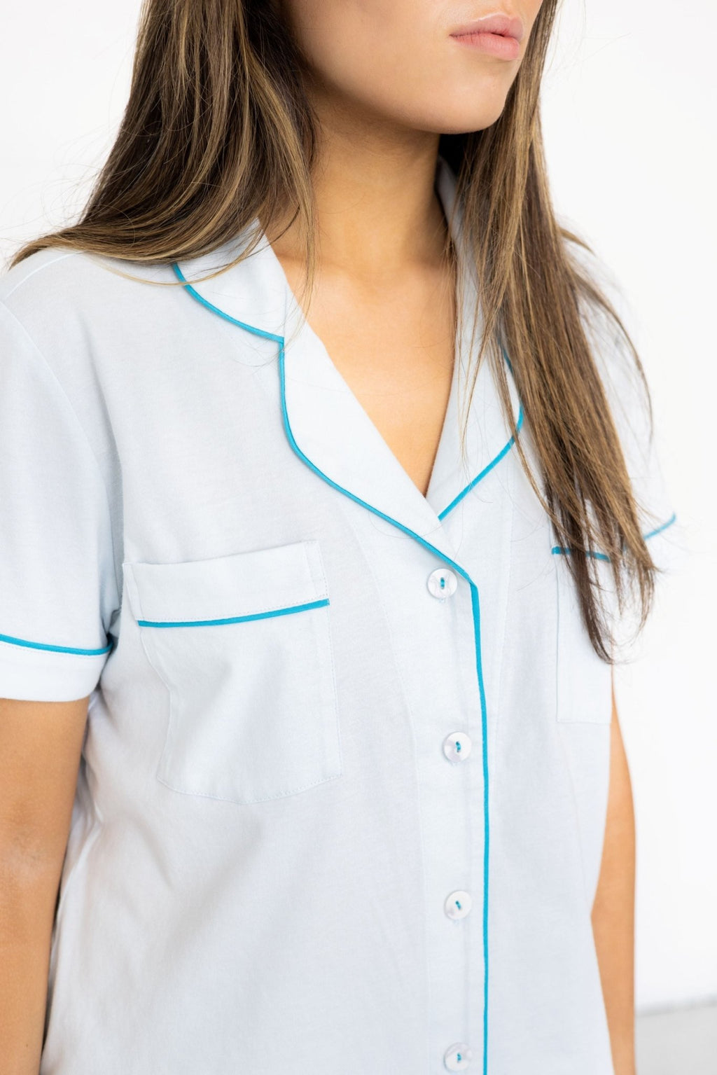 Classic Luxury Capri Pajamas in Brushed Pima Cotton - Che Cose Belle