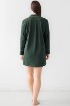 Classic Luxury Sleep Shirt in Brushed Pima Cotton - Che Cose Belle