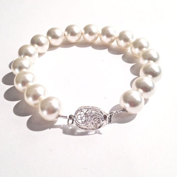 Classic single strand pearl bracelet - Che Cose Belle