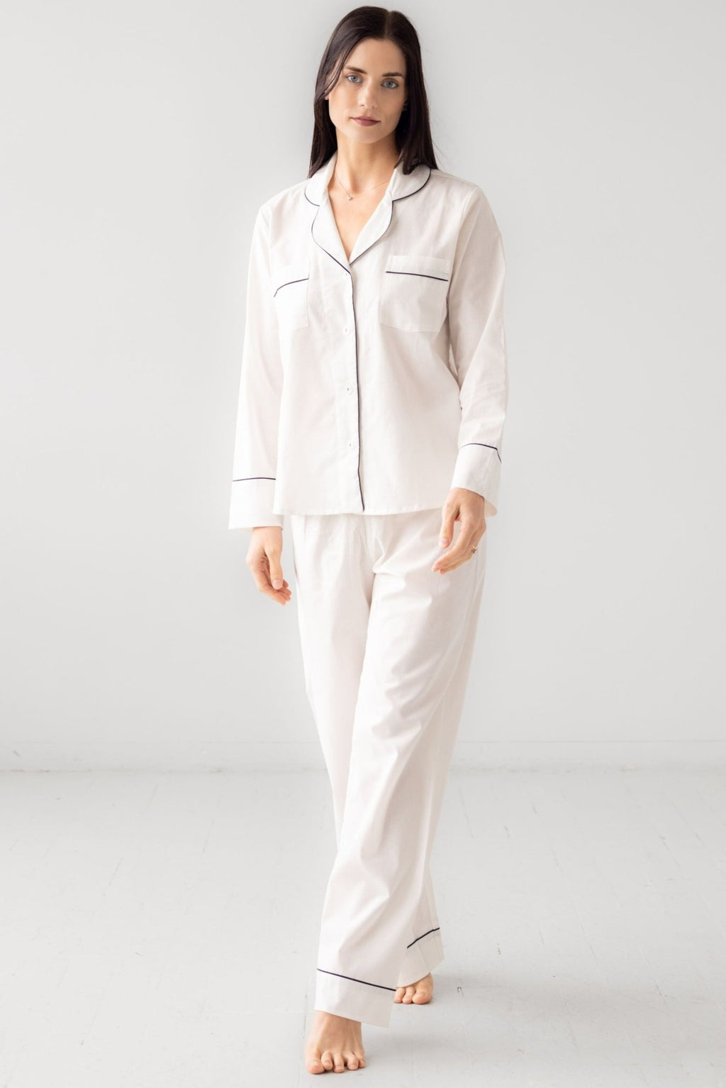 Classic Woven Cotton Pajama Set - Che Cose Belle