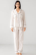 Classic Woven Cotton Pajama Set - Che Cose Belle