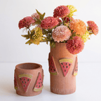 Clay Watermelon Decorative Vase - Che Cose Belle