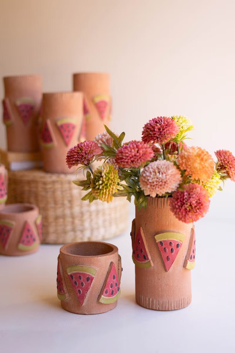 Clay Watermelon Decorative Vase - Che Cose Belle
