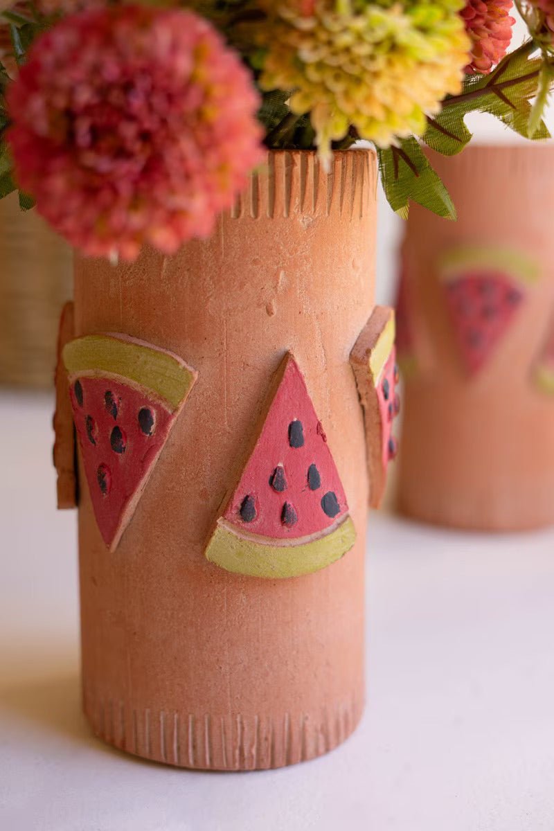 Clay Watermelon Decorative Vase - Che Cose Belle