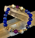 Clear Mind Mental Clarity Bracelet – Howlite, Lapis & Amethyst - Che Cose Belle