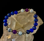 Clear Mind Mental Clarity Bracelet – Howlite, Lapis & Amethyst - Che Cose Belle