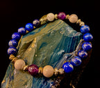 Clear Mind Mental Clarity Bracelet – Howlite, Lapis & Amethyst - Che Cose Belle