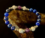 Clear Mind Mental Clarity Bracelet – Howlite, Lapis & Amethyst - Che Cose Belle