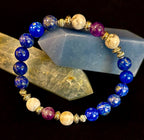Clear Mind Mental Clarity Bracelet – Howlite, Lapis & Amethyst - Che Cose Belle