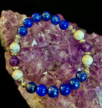 Clear Mind Mental Clarity Bracelet – Howlite, Lapis & Amethyst - Che Cose Belle