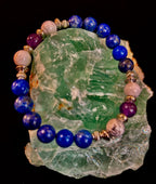 Clear Mind Mental Clarity Bracelet – Howlite, Lapis & Amethyst - Che Cose Belle