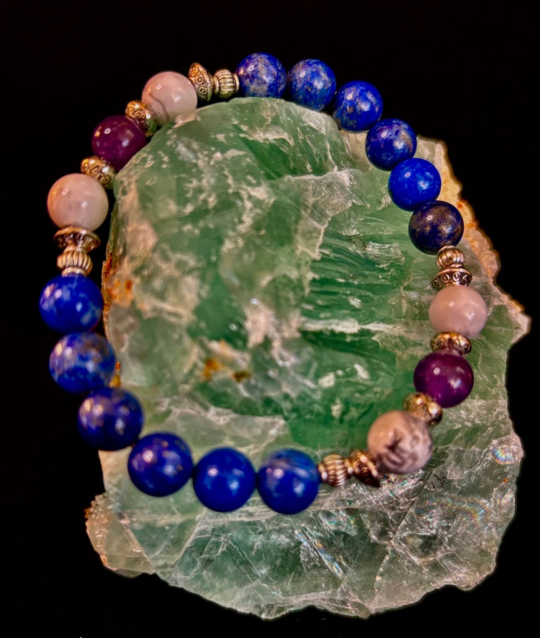 Clear Mind Mental Clarity Bracelet – Howlite, Lapis & Amethyst - Che Cose Belle