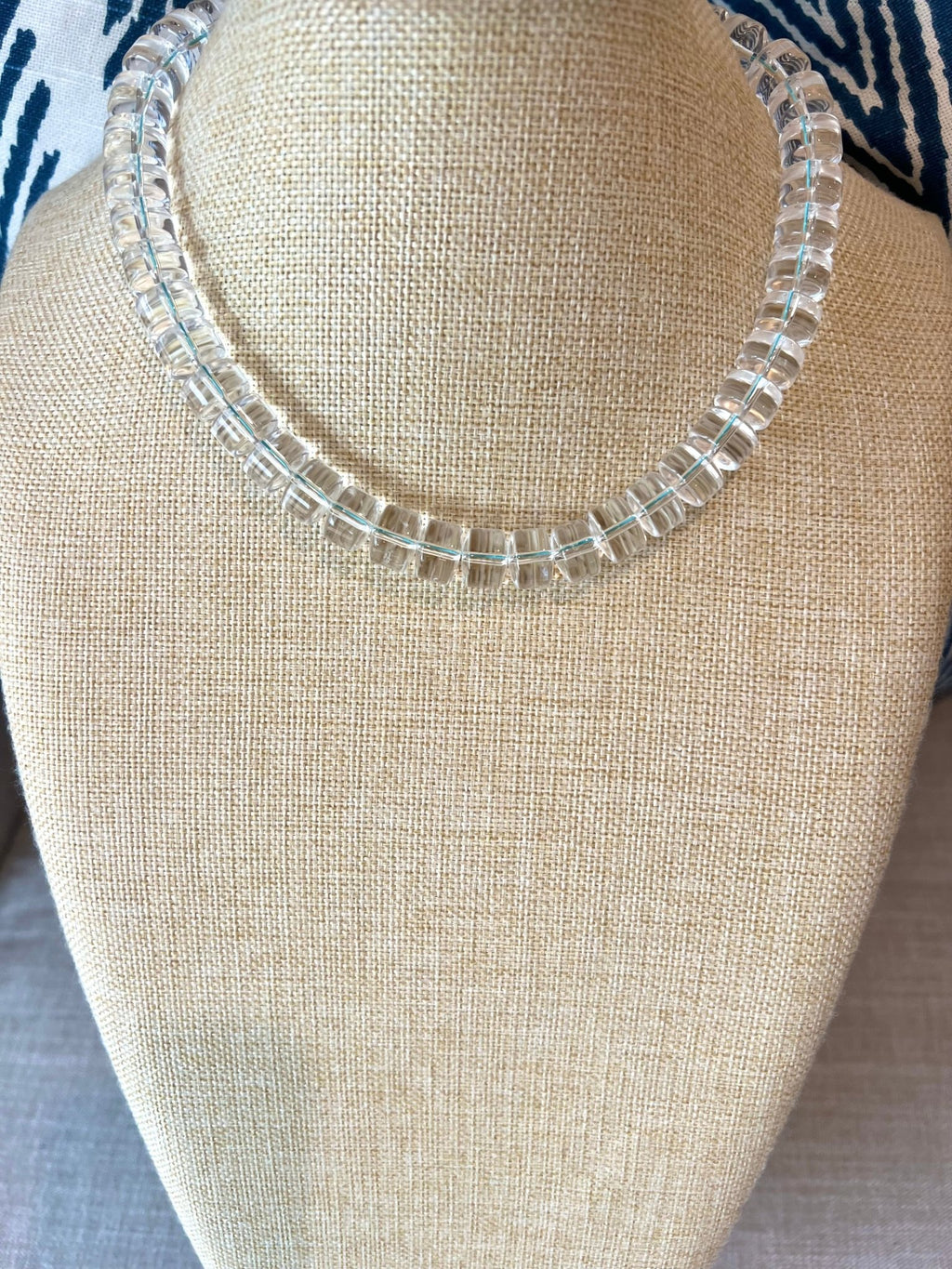 Clear Quartz Bead Necklace - Che Cose Belle