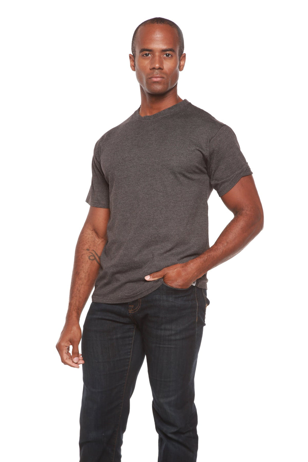Clearance Men's Bamboo Short Sleeve Contrast Stitch T-Shirt - Che Cose Belle