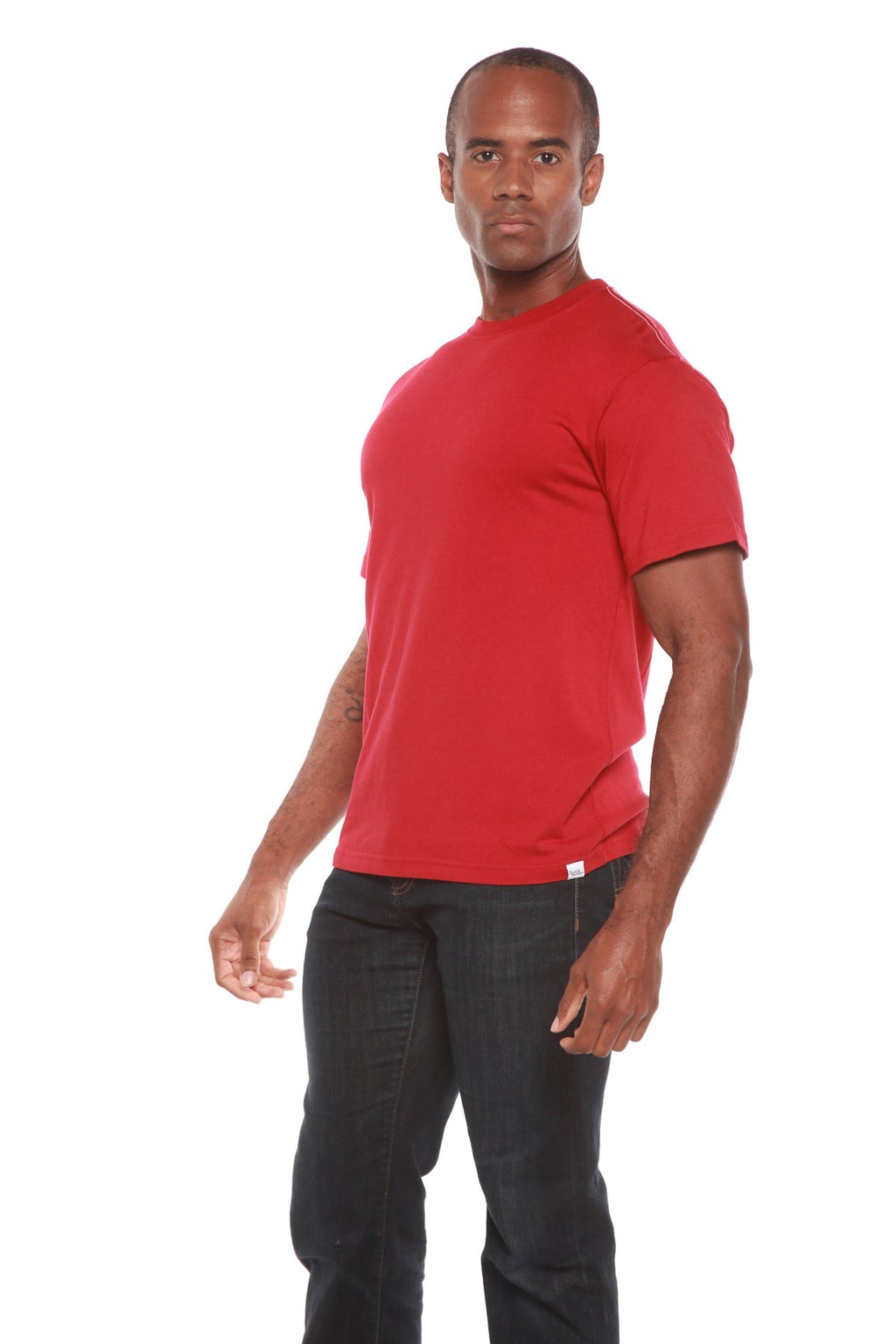 Clearance Men's Bamboo Short Sleeve Contrast Stitch T-Shirt - Che Cose Belle